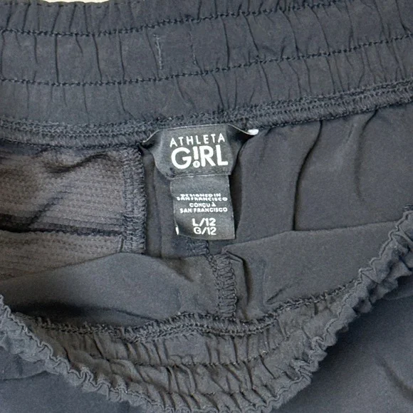 Athleta Girl: Black All Play 3" Athletic Short, Size L (12) - Picture 3 of 8